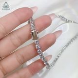  NX070 Dây mặt liền full đá CZ 