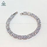  BGX205 Lắc tay full đá CZ oval 