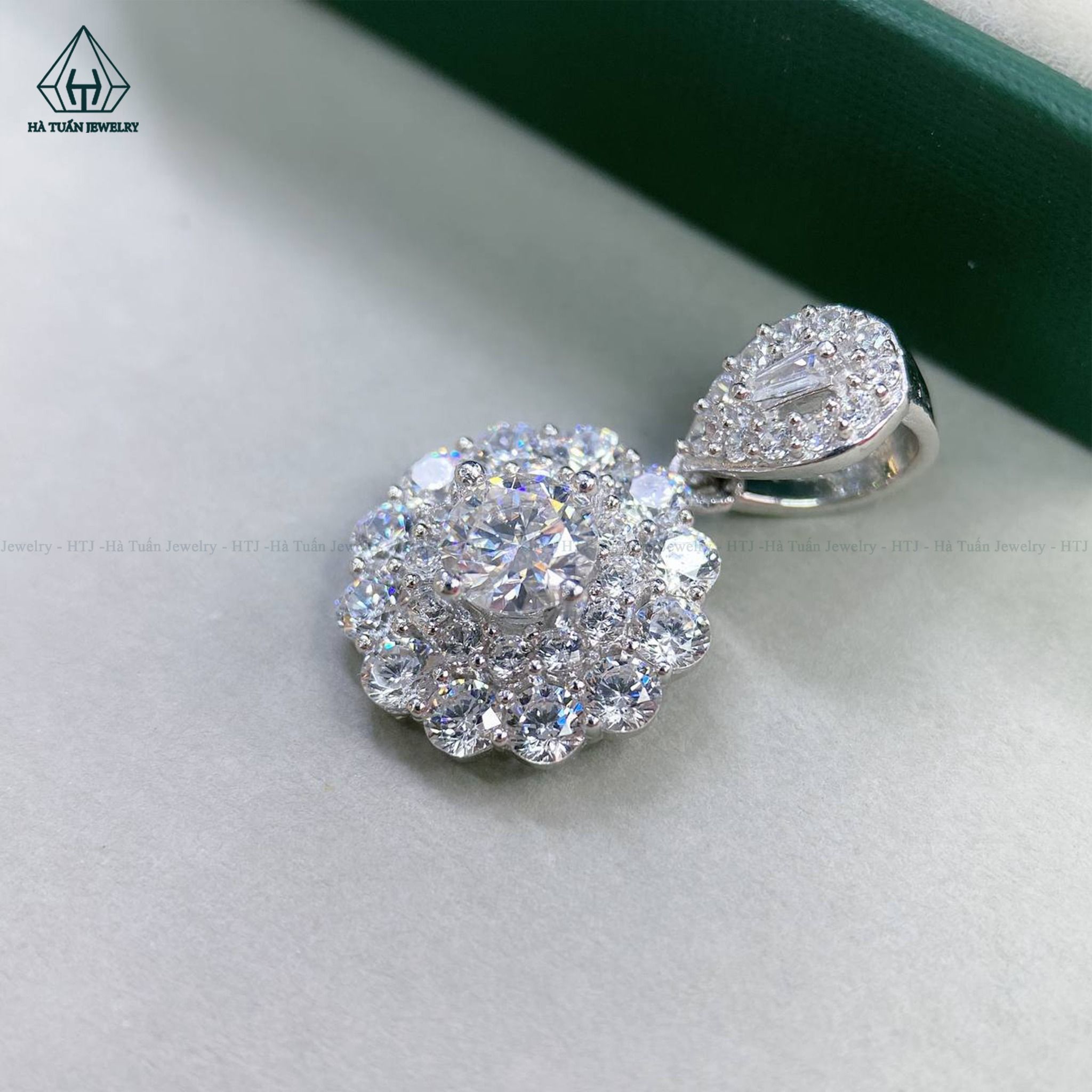  PX174 5mm Mặt dây viền hoa 