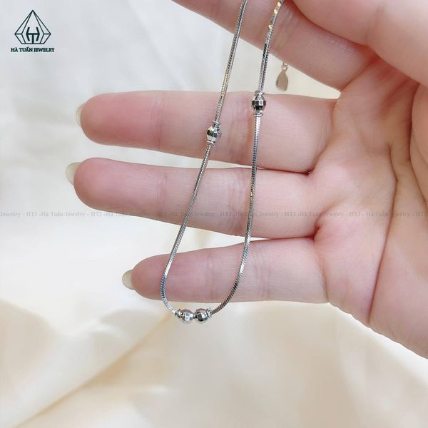  A396 Lắc chân bi đôi 