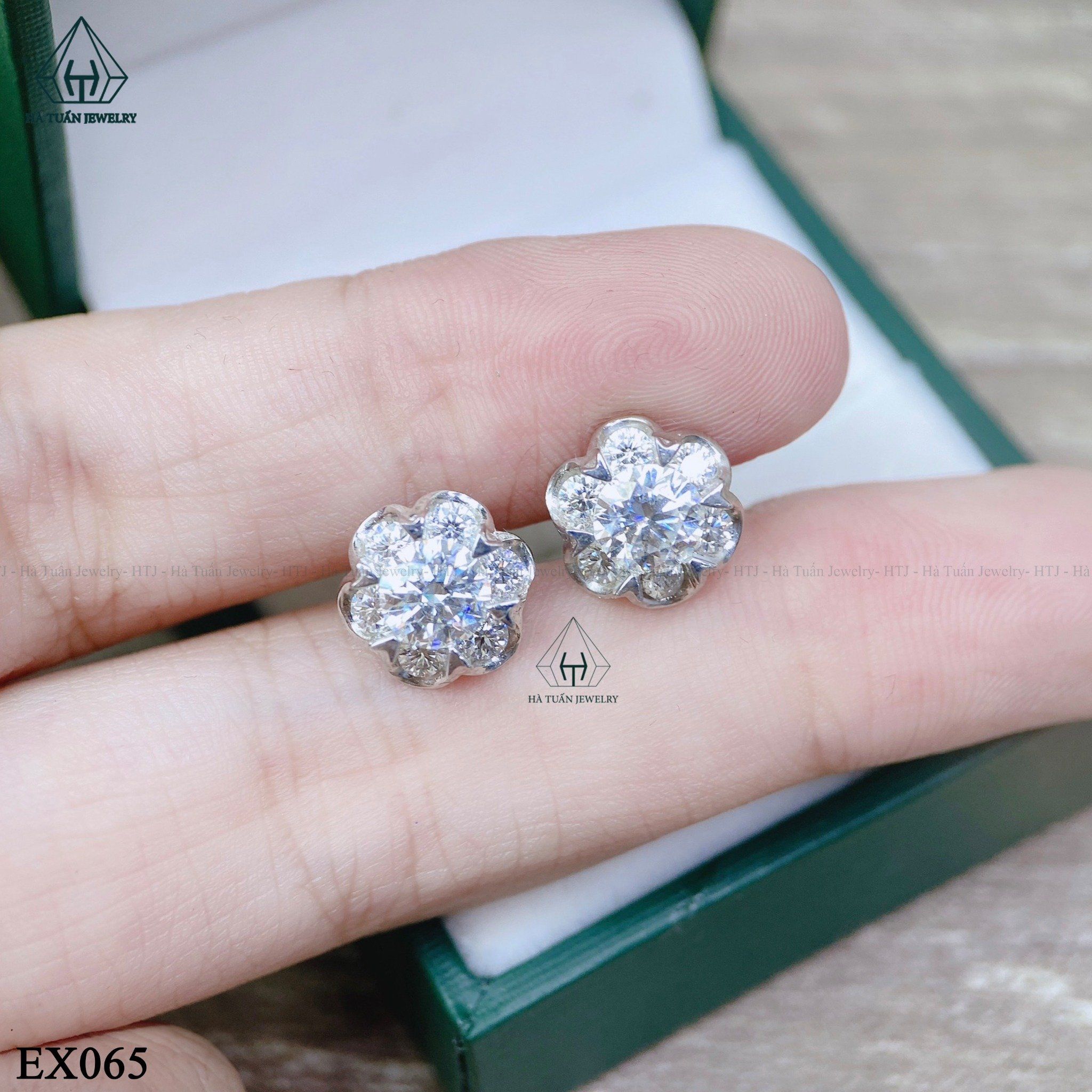  EX065 FULL MOIS 5.4mm Bông tai hoa 