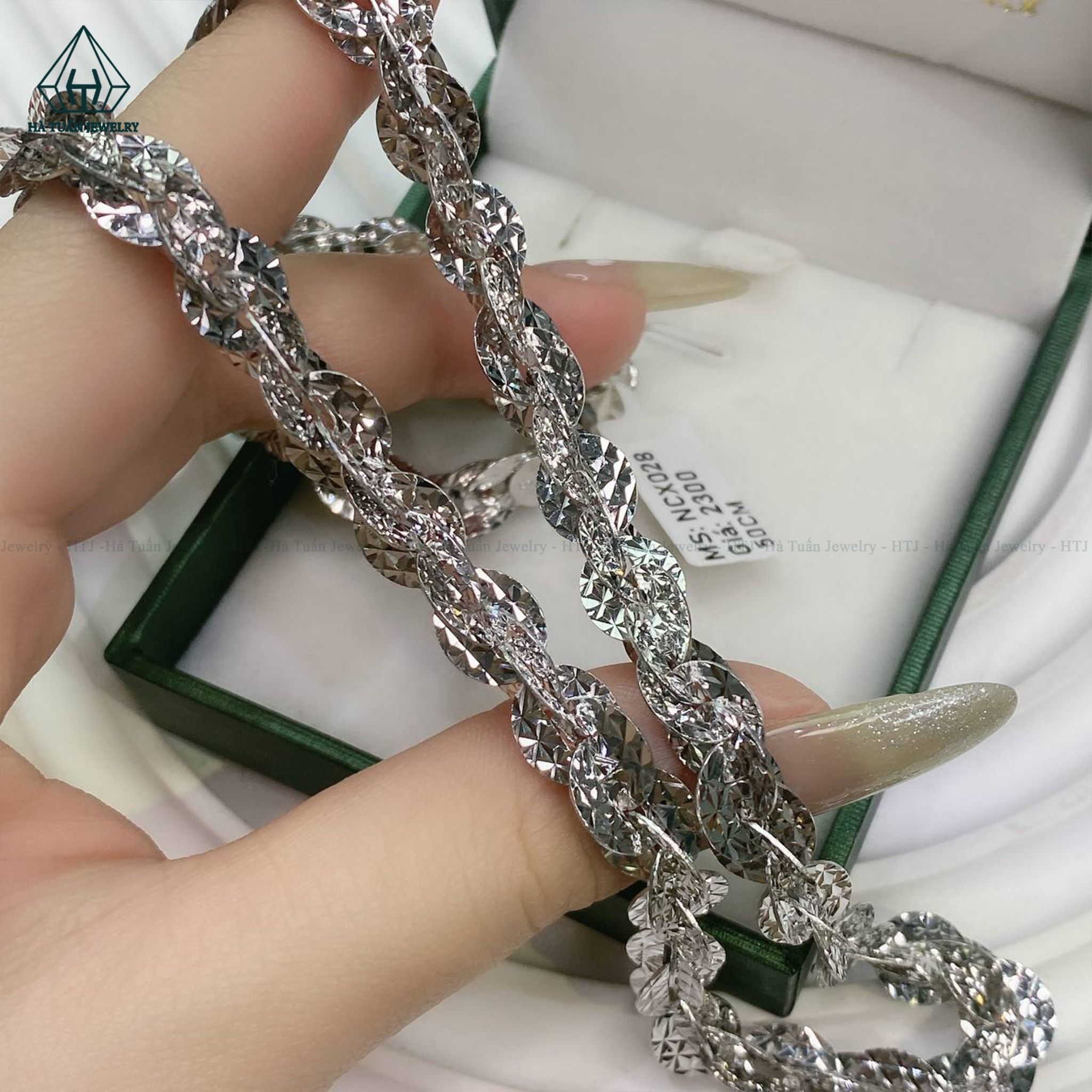  NCX028 8mm Dây chuyền tròn xoắn 