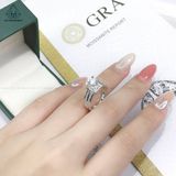  RX385 5mm Nhẫn nữ mặt vuông 