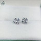  E902 Bông tai tròn đá X 