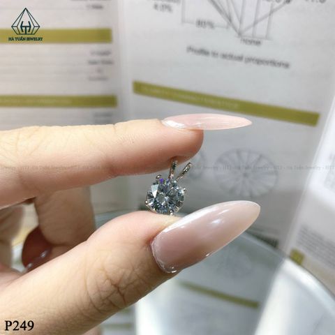 P249 Mặt dây thỏ đá 6-10mm