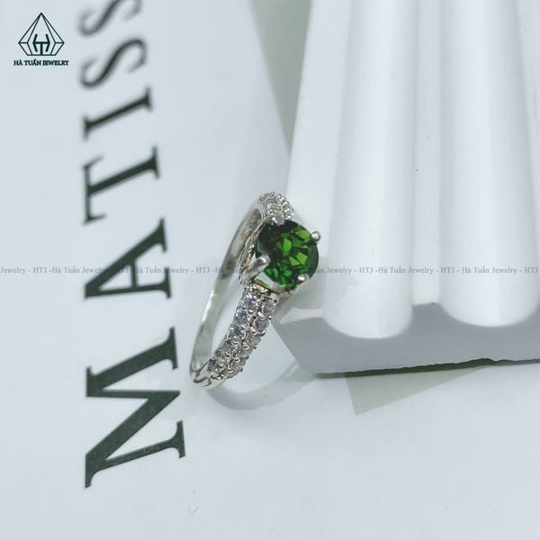  RS019 NHẪN ĐÁ  DIOPSIDE 