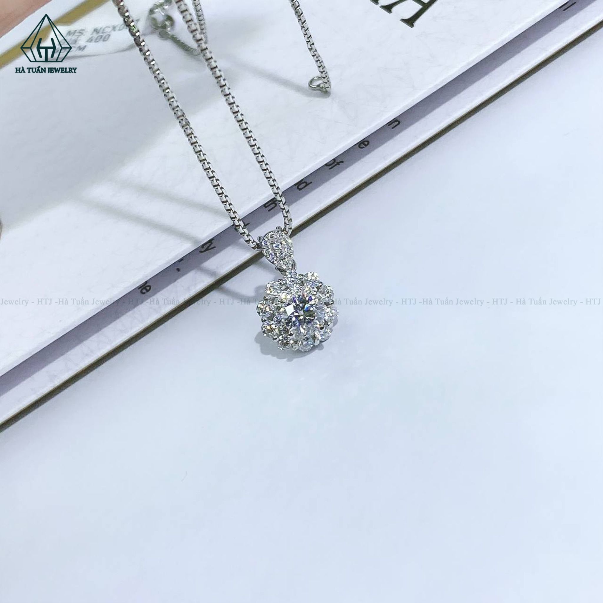 PX162 FULL MOIS 4.5mm Mặt dây hoa 