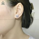  EX229 5.4mm Bông tai 10 cánh tròn 