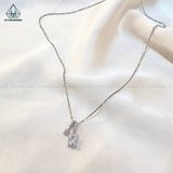  N569 Dây mặt liền đá đôi 