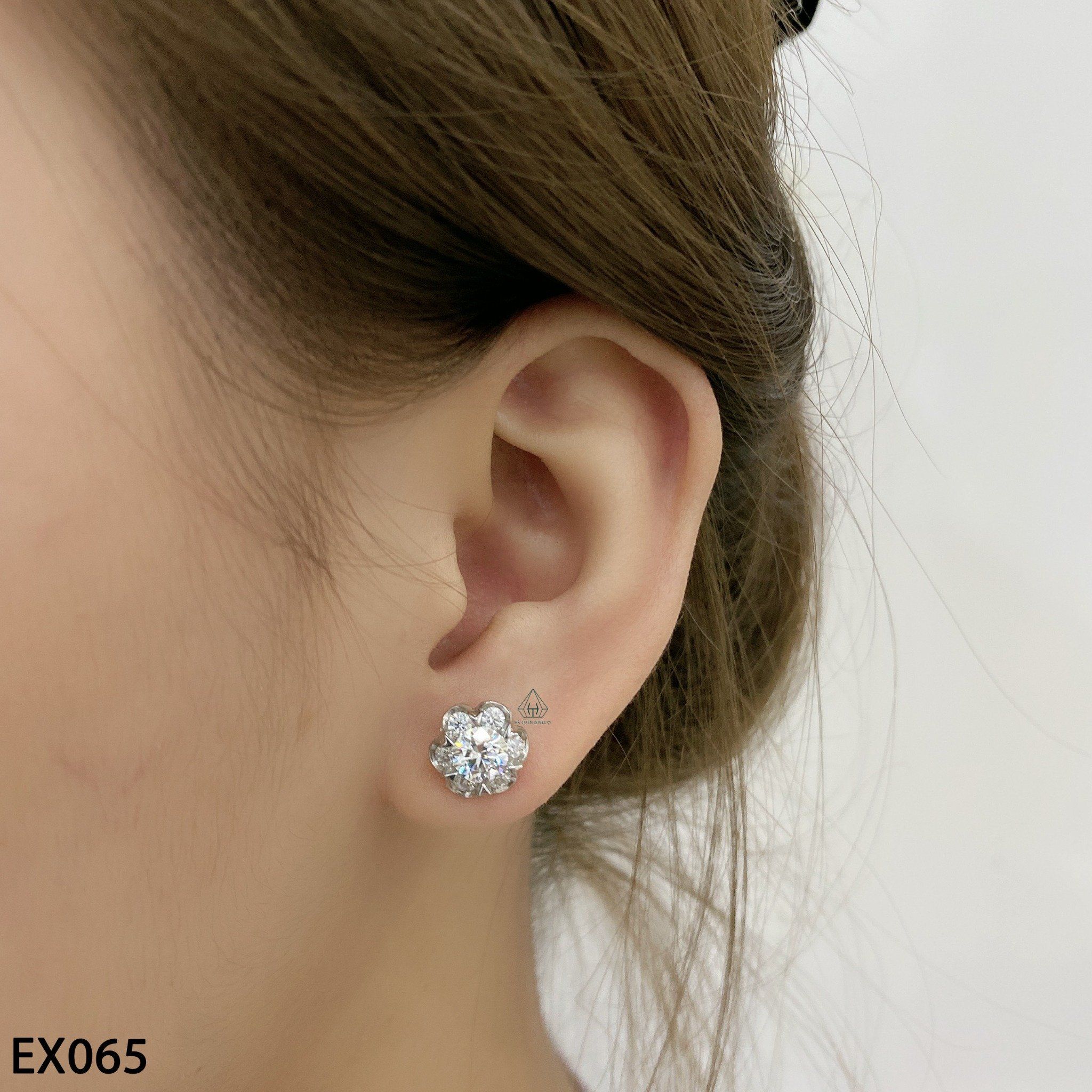  EX065 FULL MOIS 5.4mm Bông tai hoa 