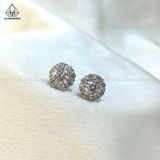  EX318 6mm Bông tai tròn 8 cánh 