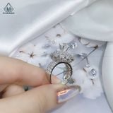  RX393 6.5mm Nhẫn nữ đài hoa 