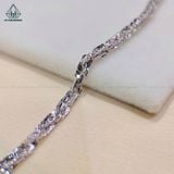  NCX038 3mm Dây chuyền vuông xoắn móc máy 