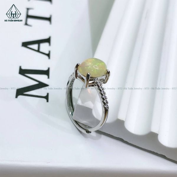  RS017 NHẪN ĐÁ OPAL 
