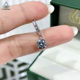  EX180 Bông tai hoa đá treo 