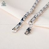  NCX051 Dây chuyền bi đốt trúc 3mm 