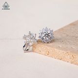  EX355 5.4mm Bông tai hoa viền nhọn 