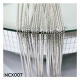  NCX007 1.2mm Dây chuyền hộp nhỏ 