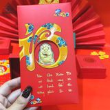  PKG002 Bao lì xì thần tài vàng 999 