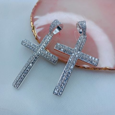P252 Mặt dây chuyền thánh giá đá lớn