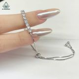  BGX107 lắc tay rút 1 hàng đá 3mm 