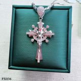  PX036 Mặt thánh giá viền tròn 