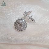  EX366 4mm Bông tai hoa 