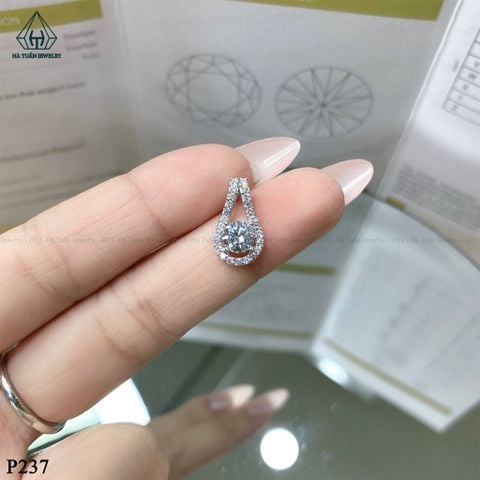 P237 Mặt dây đá giọt nước lớn