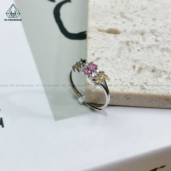  RS013 NHẪN ĐÁ T0URMALINE 