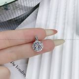  P353 Mặt đay chuyền tròn nơ 
