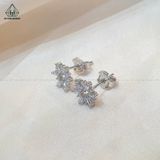  E010 Bông tai bông tuyết 