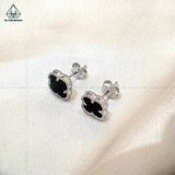  E009 Bông tai VAN đen 