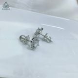  EX274 5mm Bông tai vuông bầu 