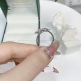  R912 Nhẫn nữ hoa 4 lá 