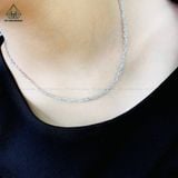  NCX038 3mm Dây chuyền vuông xoắn móc máy 