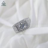  RMX152 8mm Nhẫn nam 4 vành đá 