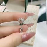  EX284 8.1mm Bông tai hoa cánh lá 