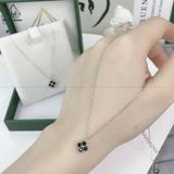  NX064 Dây mặt liền hoa 4 cánh đen 