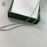  NCX102 dây chuyền bi tròn nhỏ 2mm 