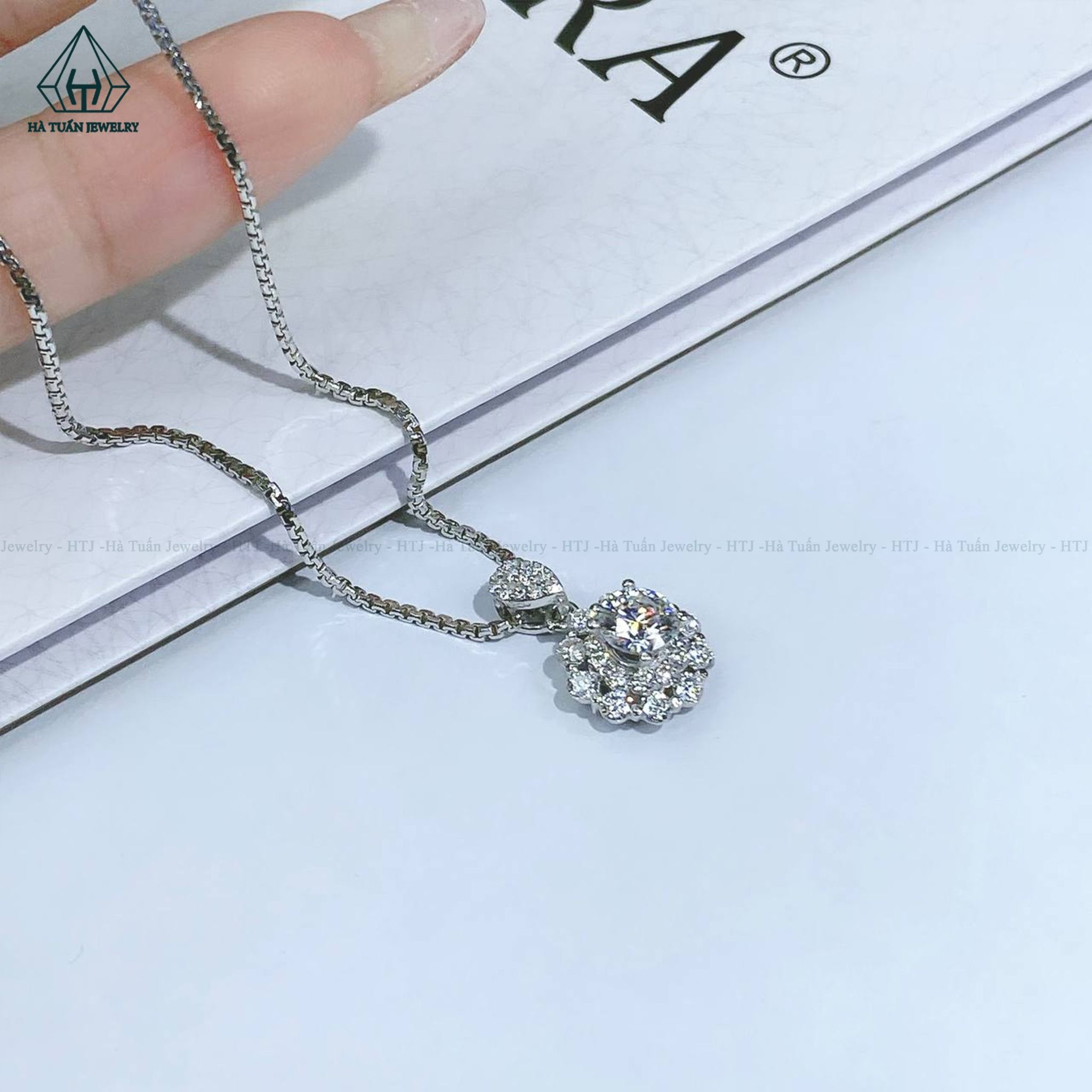  PX162 FULL MOIS 4.5mm Mặt dây hoa 