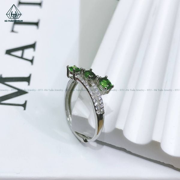  RS018 NHẪN ĐÁ PERIDOT 