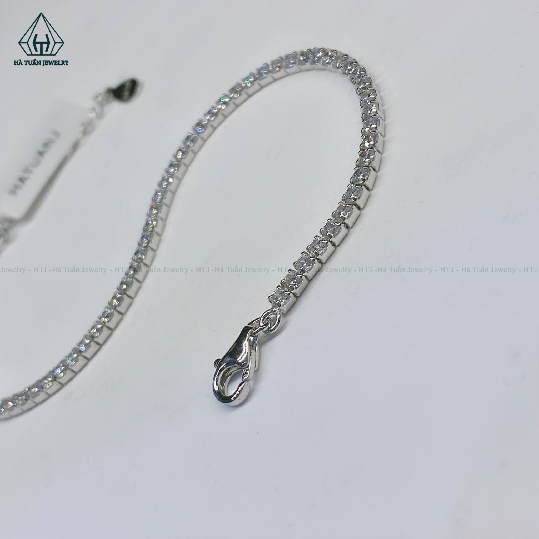  BGX145 2mm Lắc tay full đá CZ 