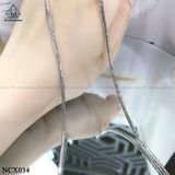  NCX034 2.3mm Dây chuyền mì kim cương 