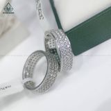  RX191 FULL MOIS 1.5mm Nhẫn 3 hàng đá 
