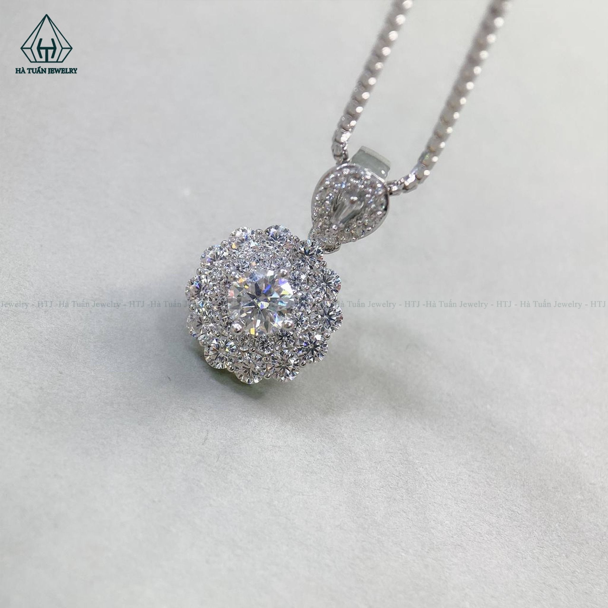  PX174 5mm Mặt dây viền hoa 