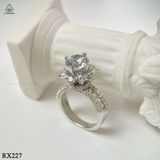  RX227 8.1mm Nhẫn 4 chấu nữ hoàng 