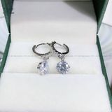  EX180 Bông tai hoa đá treo 