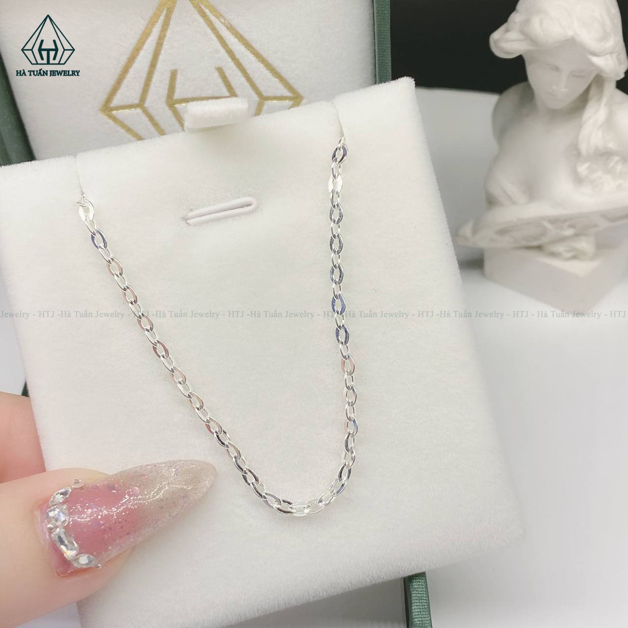  NB003 dây chuyền mắt xích nhỏ 