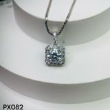  PX082 6mm Mặt halo vuông 