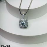 PX082 5.4mm Mặt halo vuông 